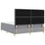Vidaxl LED Box Spring Postelja Svetlo siva 180 x 200 cm blago