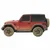 shumee Avtomobil Jeep Wrangler Rubicon-Muddy na daljinsko upravljanje RC rdeč Rastar 1:24