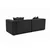 Atelier del Sofa Ugaona garnitura Mora XL 230x69x180cm Antracit