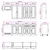 vidaXL Set omar s predalom s polico 8 pcs Star les Konstruiran les