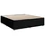 Vidaxl Box spring postelja z vzmetnico črna 180x200 cm blago