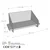 Hanah Home Zidna polica Medium Arm, 40x20x19 cm, Zlatna boja