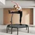 VEVOR Mini trampolin 1385x1385x37 cm črn nastavljiv