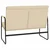 Vidaxl Klop krem 100x64x80 cm blago
