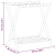 Stalak za prtljagu crni 68 x 38 x 58 cm od bambusa