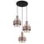 Globo 15560-3HA - Luster na sajli MILLEY 3xE27/60W/230V