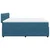 vidaXL vidaXL Box spring postelja z vzmetnico modra 200x200 cm žamet, (21305331)