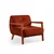 ATELIER DEL SOFA Fotelja sa visokim naslonom Drop Berger White
