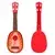 ECO TOYS Ukulele gitara za decu Jagoda, Crvena