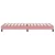 Box spring krevet bez madracem ružičasti 80 x 220 cm baršunasti