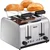 Bartscher Silverline toaster, nerjavno jeklo, 4 reže