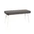 HANAH HOME Trpezarijski sto sa 2 klupe Costa 1053 White Anthracite