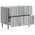 Noćni ormar Siva sonoma 62 x 34,5 x 49,5 cm Konstruirano drvo