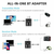 2v1 avdio oddajnik in sprejemnik bluetooth 5.0 adapter USB