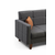 ATELIER DEL SOFA Ugaona garnitura Polya Dark Grey