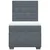 Vidaxl Box spring postelja z vzmetnico temno siv 90x190 cm žamet