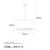 Opviq Luster Way-11651, 50x50x84 cm,, Crni