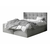 Boxspring krevet Miami 188 Bračni, Boxspring, Siva, 180x200, Tkanina, Basi a doghePodnice za krevet, 183x206x112cm