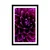 Plakat s paspartujem vijolično purpurni cvet - 60x90 no frame