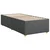 Vidaxl Box spring postelja z vzmetnico temno siva 90x190 cm blago