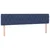 Vidaxl Box spring postelja z vzmetnico modra 120x190 cm blago