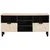 TV ormar Finš bijelog pranja 100 x 33 x 46 cm Čvrsto drvo manga
