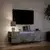 Zidni TV ormarić s LED svjetlima boja betona 135x31x39,5 cm