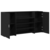 Recepcijski stol crni hrast 200x50x103,5 cm inženjerski drvo