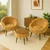 ATELIER DEL SOFA Fotelje i klub stočić Lida Wellsoft Brown
