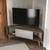 HANAH HOME TV polica Mora Walnut White