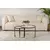 Hanah Home Klub sto-set Aurum, 60x60x43cm, 2 komada, Crni