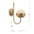 Där Lighting AND0742 - Zidna lampa ANDRE 1xE14/11W/230V mesing