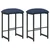 vidaXL Barski stol 2 pcs Modra 40 x 32 x 74 cm Inženirski les