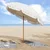 Suncobran za plažu Siva i bijela 205 x 205 x 210 cm