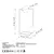 Opviq Stona lampa Corner-15020, 25x25x55 cm, IP20, Crna