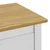 Den Komoda Hill Range bela 79x40x80 cm trdna borovina