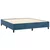 vidaXL Box spring postelja z vzmetnico temno modra 180x200 cm žamet