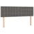 Vidaxl Box spring postelja z vzmetnico siva 140x200 cm umetno usnje