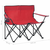 vidaXL Zložljiv stol za kampiranje za 2 osebi jeklo in blago rdeč