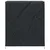 Pokrov za ping pong stol Crna 165 x 70 x 185 cm tkanina
