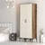 Hanah Home Garderober Kumsal SS, 80x201.4 cm, Krem
