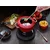 20 cm cast iron fondue set, Cherry - Staub