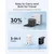 ANKER 100W GaN zidni brzi punjač, 3-porta (2x USB-C i 1x USB-A) tamno sivi