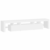TV ormarić s LED svjetlima bijeli 200x36,5x40 cm