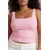 Trendyol Curve Ženska majica TBBSS26CV00001, Roze