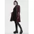 Ženski plašč DEVIL FASHION - Irregular - RED - CT21302