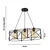 OPVIQ Luster Dratrio Glass Black Yellow