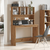 Radni stol s policama boja hrasta artisan 102x45x148 cm drveni