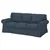 EKTORP Sofa trosed, Kilanda tamnoplava