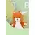 Plyšová veverička The Soft Stretch Squirrel Histoire d’ Ours oranžová 20 cm od 0 mes HO3301